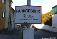 Parkplatzgebühr in Hainburg an der Donau